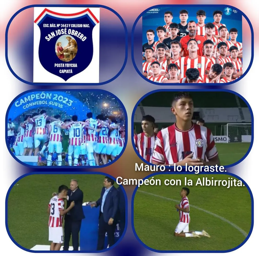 Joven capiateño es campeón Sudamericano Sub 15