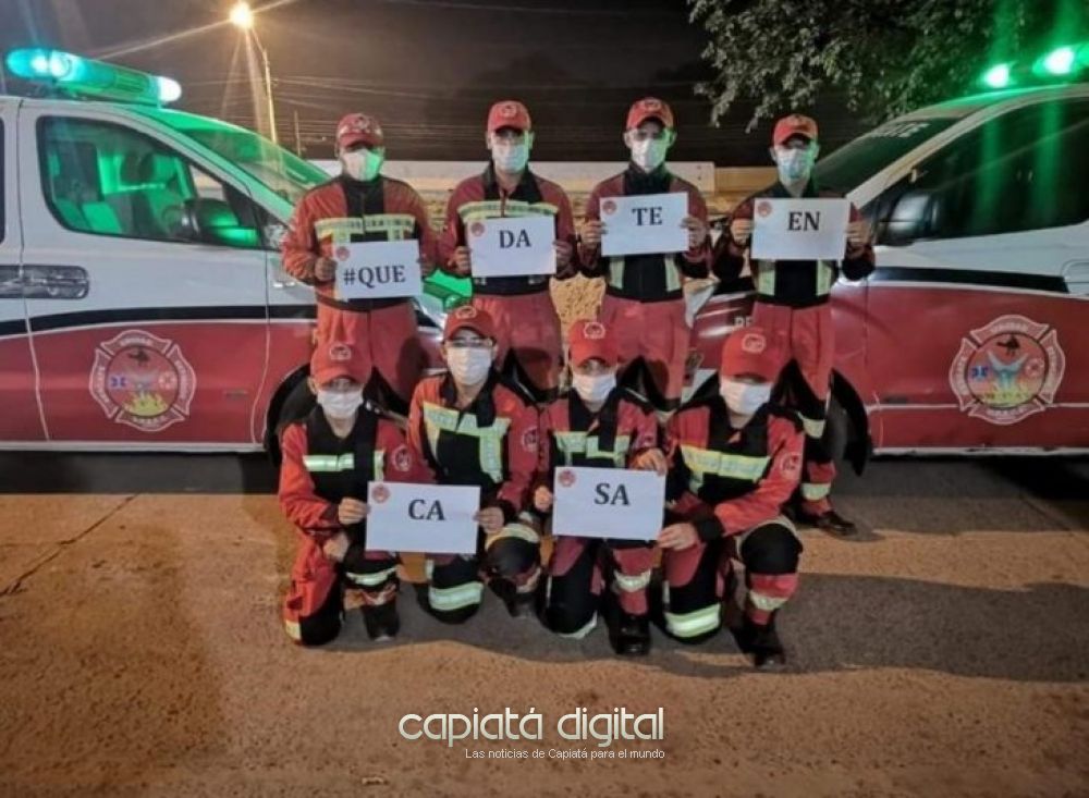 Bomberos de la URECC de Capiat claman por vveres para las guardias