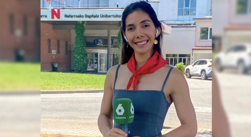 Paraguaya logra con esfuerzo ser cronista en la televisión de España